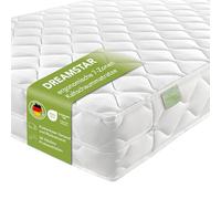 Dreamstar Ergo Flex Duo - Matelas orthopédique en mousse à froid 7 zones - 16 cm de hauteur - Certifié Oeko-Tex - Degrés de fermeté 3 et 4 - 90 x 190 cm