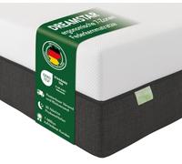 DREAMSTAR Matelas à ressorts ensachés de qualité supérieure 1000 - Matelas ergonomique à ressorts ensachés 7 zones - Hauteur 22 cm - Dureté 4 (H4) 100-140 kg - 120 x 200 cm