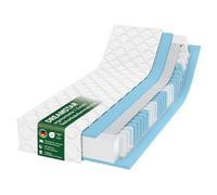 DREAMSTAR Matelas Ergo Flex Duo Matelas à ressorts ensachés 7 zones 22 cm Certifié Oeko-Tex Degré de dureté H2 0-80 kg H3 80-100 kg 140 x 200 cm