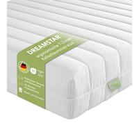 DREAMSTAR Matelas Simple Flex Duo 7 zones 80x200 cm | Ergonomique mousse froide | Oeko-TEX certifié | H2 & H3 hypoallergénique antibactérien | 12 cm