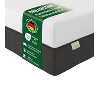 DREAMSTAR Sky Flex Duo H2/H3 Matelas en mousse froide avec surmatelas en gel - 18 cm de hauteur - Matelas ergonomique 7 zones - Certifié Öko-TEX - Hypoallergénique et antibactérien - 120 x 200 cm
