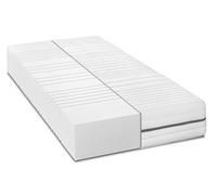 DREAMSTAR Vital Silber Matelas en mousse froide XXL 24 cm de haut | Matelas ergonomique 7 zones en mousse froide | Dureté 4 (H4) certifié Öko-Tex | Hypoallergénique et antibactérien | 80 x 200 cm