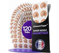DreamTape® 120 Patchs pour Bande Nasale Magnétique - Patch Nez Respiration Aimantée - Recharges pour Écarteur Nasal Magnétique - Anti Ronflement Nez - 60 Utilisations