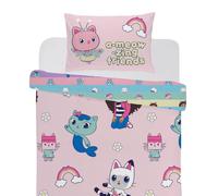 dreamtex GABBY'S DOLLHOUSE RAINBOW HOUSE COUETTE SIMPLE 135 x 200 + 50 x 75 cm * 1