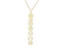 Dreamtimes 7 Chakra Collier pour les femmes en acier inoxydable spirituel de guérison Collier pendentif pour la méditation Yoga Lover pour Noël, M, Acier inoxydable, Pas de gemme