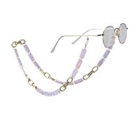 Dreamtimes Acrylique Eyeglass Chain Réglable léger Eyewear Retainer pour les femmes hommes couleur variété Sunglass Chain (Rose)