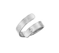 Dreamtimes Bague 7 chakras pour femmes hommes réglable Anneaux de chakra d'aura ouverts Bijoux spirituels Cadeau pour la méditation yoga Énergie zen (argent)