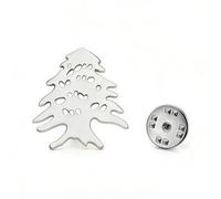 Dreamtimes Broche « Cèdre du Liban » Broche Arbre de vie éternel (Argent)