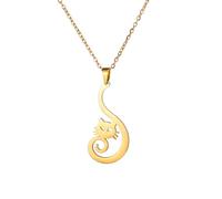 Dreamtimes Collier pendentif chat mignon pour femmes Amoureux des animaux Collier pendentif chat mignon Collier pendentif chaton Cartoon Collier pendentif Party Jewelry Gifts (or)