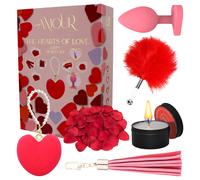 Dreamtoys Amour - coffret cadeau vibromasseur en forme de cœur (rouge)