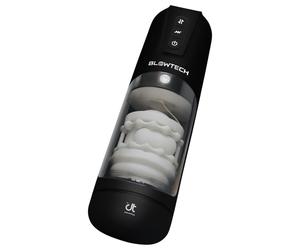Dreamtoys Blowtech - Masturbateur vibrant noir à mouvement haut/bas