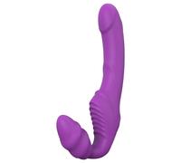 Dreamtoys Essentials - gode-ceinture sans harnais vibrant (violet)