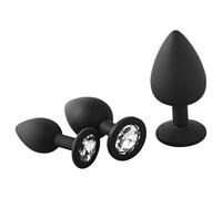 Dreamtoys Fantasstic - Kit de plugs anaux - 3 pièces (noir)