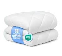 DREAMWAY Couette 220x240 cm Tempérée - Microfibre Douce 300gsm, Rembourrage Polyester pour Mi-Saison, Respirante et Hypoallergénique, Certifiée Oeko-Tex - 2 Personnes