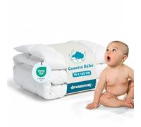 DREAMWAY Couette Bébé 300gr/m2 - Enfant - 75x120 cm pour Lit Bebé 60x120 cm - Anti Acariens - 100% Microfibre Douce - Certifié Oeko-TEX - Couverture bébé pour Toutes Saisons