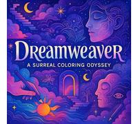 Dreamweaver: A Surreal Coloring Odyssey - Adult Coloring Book with Intricate Designs for Mindful Art Therapy | Fantasy Landscapes & Whimsical Patterns | Creative Escape for Stress Relief