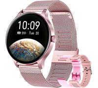Dreamwin Montre Connectée Femme, Smartwatch Sport Ip68 Avec Fonction Féminine, Intelligente 20 Modes Sportifs, Fréquence Cardiaque, Oxygène Sanguin, Météo, Réveil, Calories Pour Android Ios Or Rose