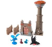 Spin Master Ensemble de jeu DreamWorks Dragons World of Berk TorchTwer Plst - Coffret Torche Tour