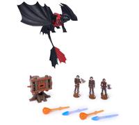 Dreamworks Dragons, Épreuve du Feu, Coffret de Jeu Toothless Canon Explosif, Cof
