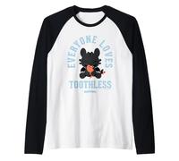 DreamWorks Dragons Everyone Loves Toothless Manche Raglan