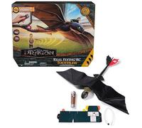 Dreamworks Dragons - How To Train Your Dragon - Figurine Volante Krokmou 76 Cm - Figurine Radiocommandée Avec Ailes Qui Battent Et Queue Réglable - Mouvements Réalistes - Jouet Enfant 4 Ans Et +