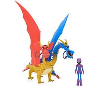 Dreamworks Dragons, Grande Figurine WU et Wei et Jun The Nine Realms Jouet pour Enfant