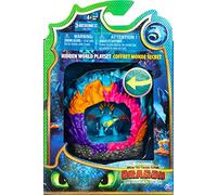 DreamWorks Dragons Hidden World Ensemble de jeu Dragon Lair avec figurine de Stormfly à collectionner, pour enfants à partir de 4 ans