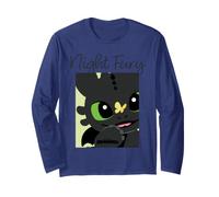 DreamWorks Dragons Night Fury Toothless Butterfly Manche Longue