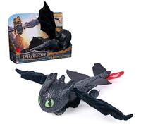 How to train your dragon Dreamworks Dragons - Peluche Dragon Krokmou 30 Cm - Peluche À Faire Voler ou À Accrocher Au Bras - Lavable En Surface - Jouet Enfant 4 Ans Et + Inspiré Du Film