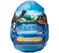 Dreamworks Dragons The Nine Realms, Crystal Plush Dragons, 7,6 cm, Jouets pour Enfants à partir de 4 Ans