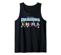 DreamWorks Dragons Toothless Cute Trio Débardeur