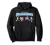 DreamWorks Dragons Toothless Cute Trio Sweat à Capuche