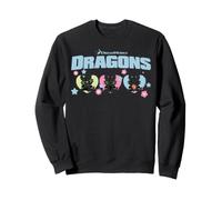 DreamWorks Dragons Toothless Cute Trio Sweatshirt
