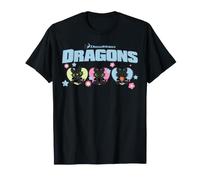 DreamWorks Dragons Toothless Cute Trio T-Shirt