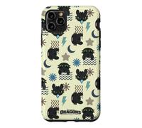 DreamWorks Dragons Toothless Lightning All Over Print Coque pour iPhone 11 Pro Max