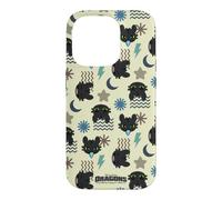 DreamWorks Dragons Toothless Lightning All Over Print Coque pour iPhone 14 Pro