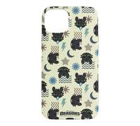 DreamWorks Dragons Toothless Lightning All Over Print Coque pour iPhone 15 Plus