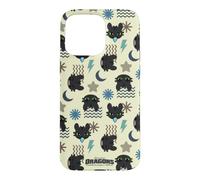 DreamWorks Dragons Toothless Lightning All Over Print Coque pour iPhone 15 Pro Max