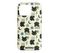 DreamWorks Dragons Toothless Lightning All Over Print Coque pour iPhone 16 Pro