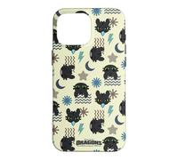 DreamWorks Dragons Toothless Lightning All Over Print Coque pour iPhone 16 Pro Max
