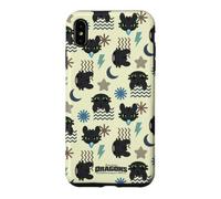 DreamWorks Dragons Toothless Lightning All Over Print Coque pour iPhone XS Max