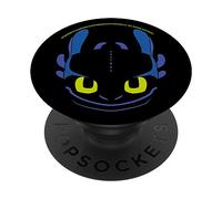 DreamWorks Dragons Toothless Night Fury Big Face Costume PopSockets PopGrip Adhésif