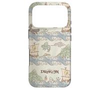 DreamWorks Dragons Viking Ships Sailing All-Over Print Coque pour iPhone 17 Pro