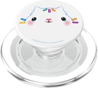 DreamWorks Gabby’s Dollhouse Cakey Cat Big Face Halloween PopSockets PopGrip pour MagSafe