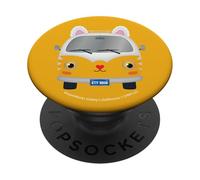 DreamWorks Gabby’s Dollhouse Kitty Wagon Big Face PopSockets PopGrip Adhésif