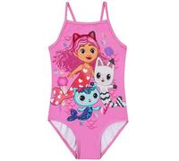 DreamWorks Gabby’s Dollhouse Maillot De Bain Fille, Maillot De Bain Enfant Fille Sirène, Vetement Enfant, Rose 5-6 Ans