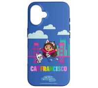 DreamWorks Gabby’s Dollhouse The Movie Cat Francisco Rainbow Coque pour iPhone 16