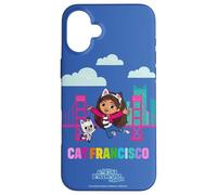 DreamWorks Gabby’s Dollhouse The Movie Cat Francisco Rainbow Coque pour iPhone 16 Plus