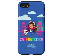 DreamWorks Gabby’s Dollhouse The Movie Cat Francisco Rainbow Coque pour iPhone SE (2020) / 7/8