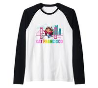 DreamWorks Gabby’s Dollhouse The Movie Cat Francisco Rainbow Manche Raglan